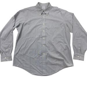 Brooks Brothers Non Iron stretch dress Shirt Men's XL